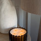 Amber Fluted Four Wick Candle