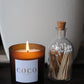 Dark Nights Frosted Amber Candle