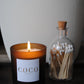 Autumn Walk Frosted Amber Candle