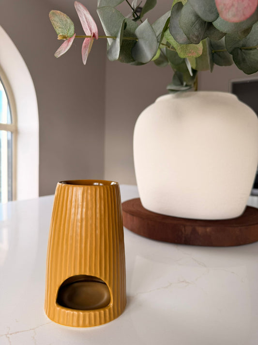 Ribbed Matt Ocher Burner